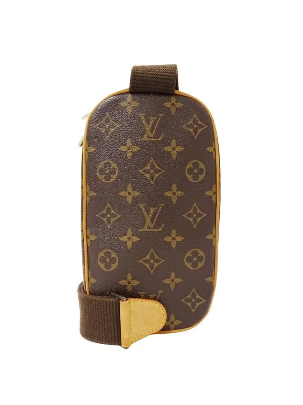 Louis Vuitton Shoulder Bag Monogram Canvas Pochette Gange Brown Crossbody Outfit